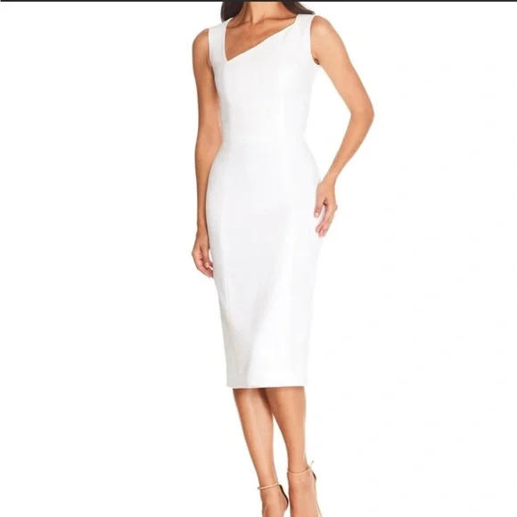 open lace back dress Remi Dress – Dress the Population main image 0